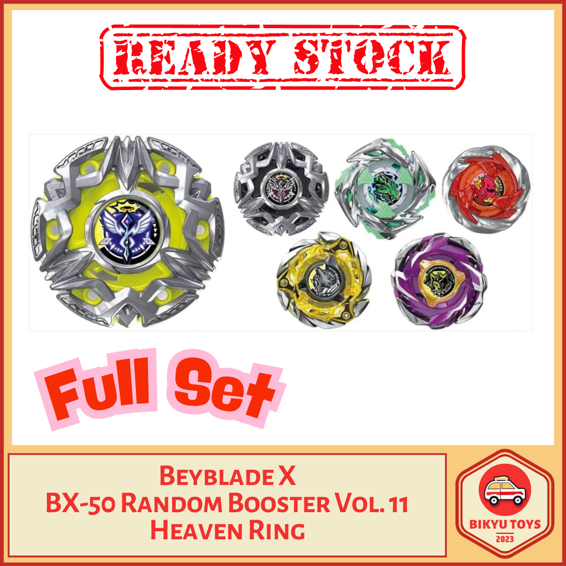 Beyblade X BX-50 Heaven Ring Random Booster Vol 11 Takara Tomy