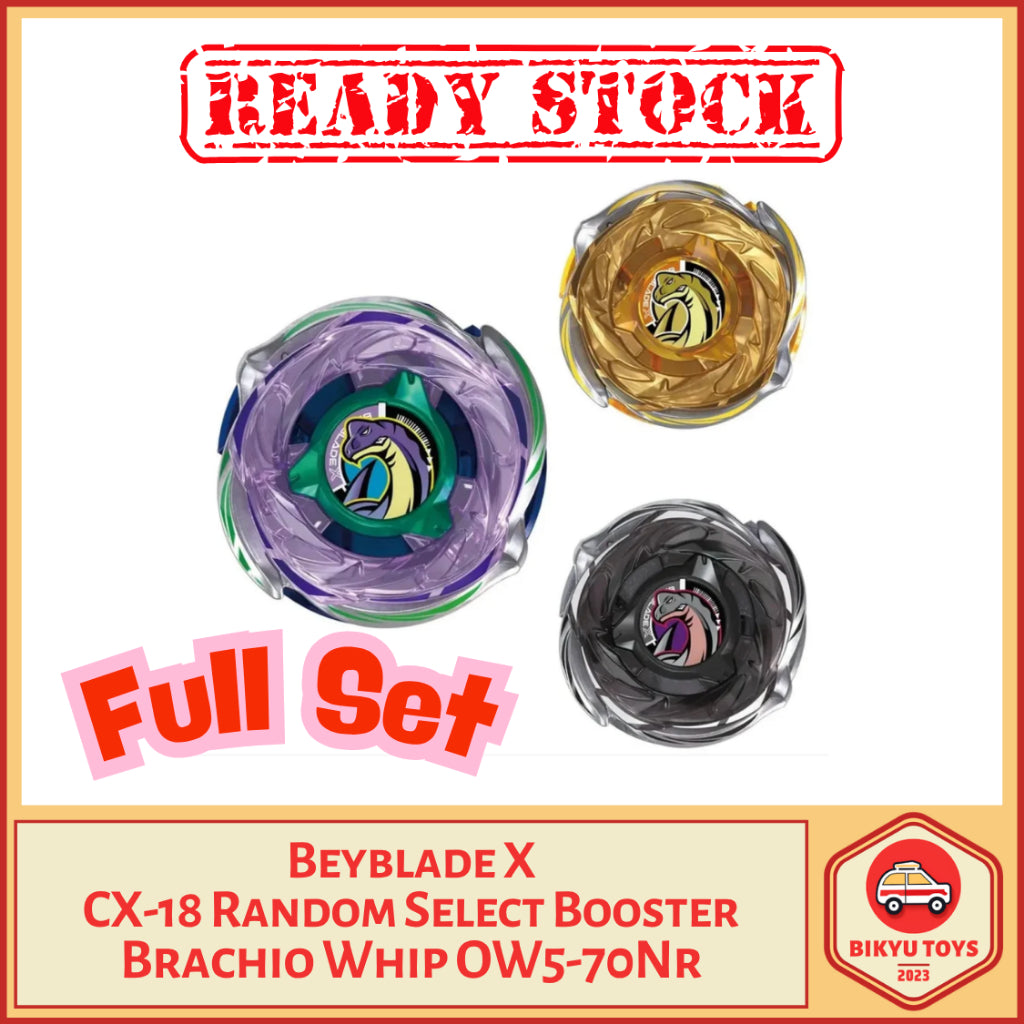 Beyblade X CX-18 Brachio Whip OW 5-70 NR Random Select Booster Original Takara Tomy