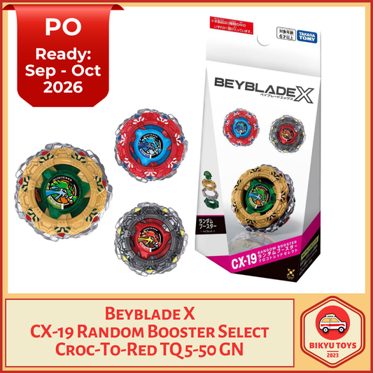 Beyblade CX-19 CrocTread CrocoTread TQ 5-50 GN Random Select Booster Croco Tread