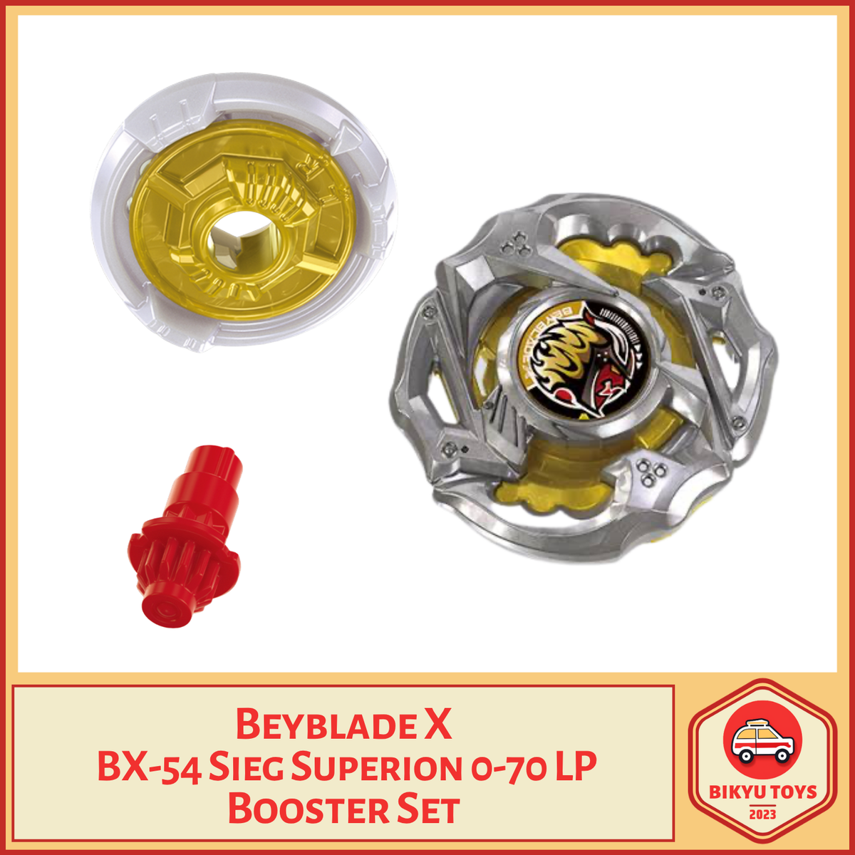 Beyblade X BX-54 Sieg Superion 0-70 LP Booster Set Takara Tomy
