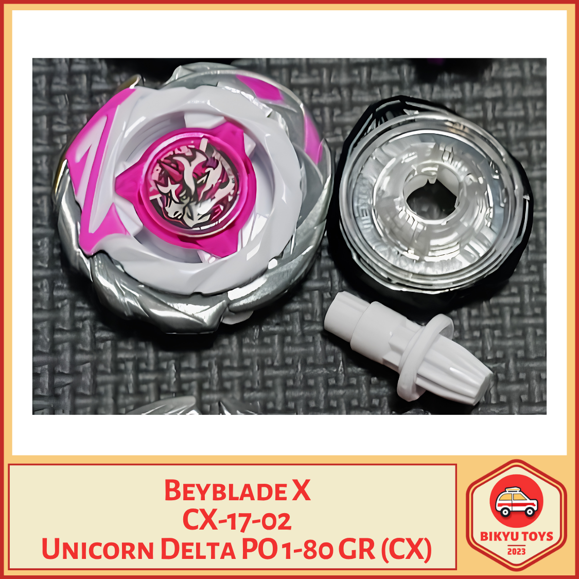 Beyblade X CX-17 Random Booster Vol 10 Unicorn Delta Takara Tomy