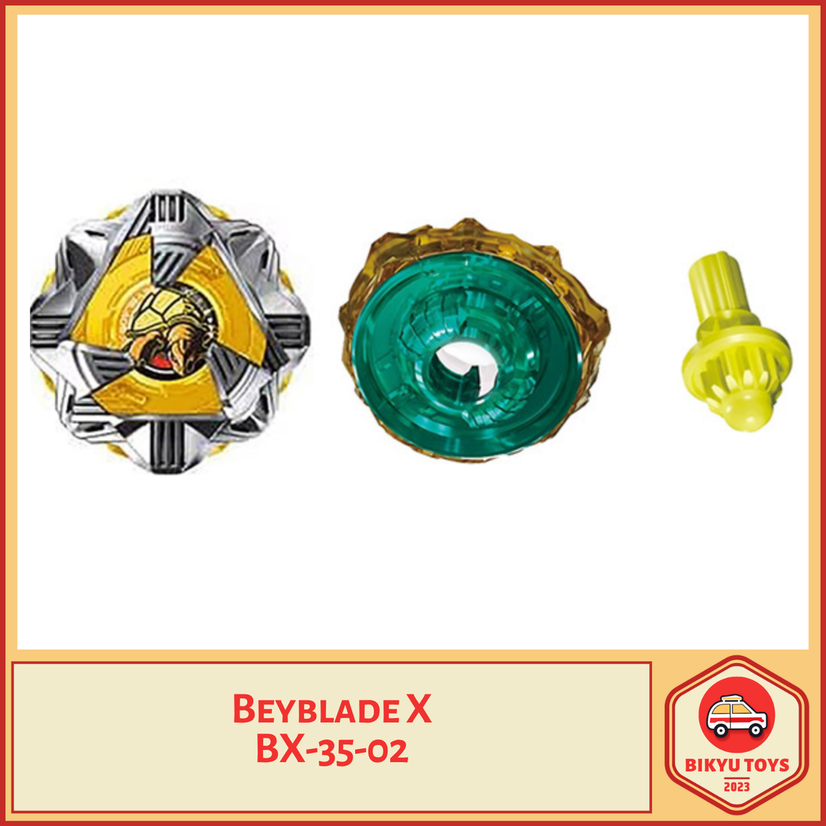 Beyblade X BX-35 Black Shell Random Booster Vol 04 Gasing Takara Tomy TakaraTomy