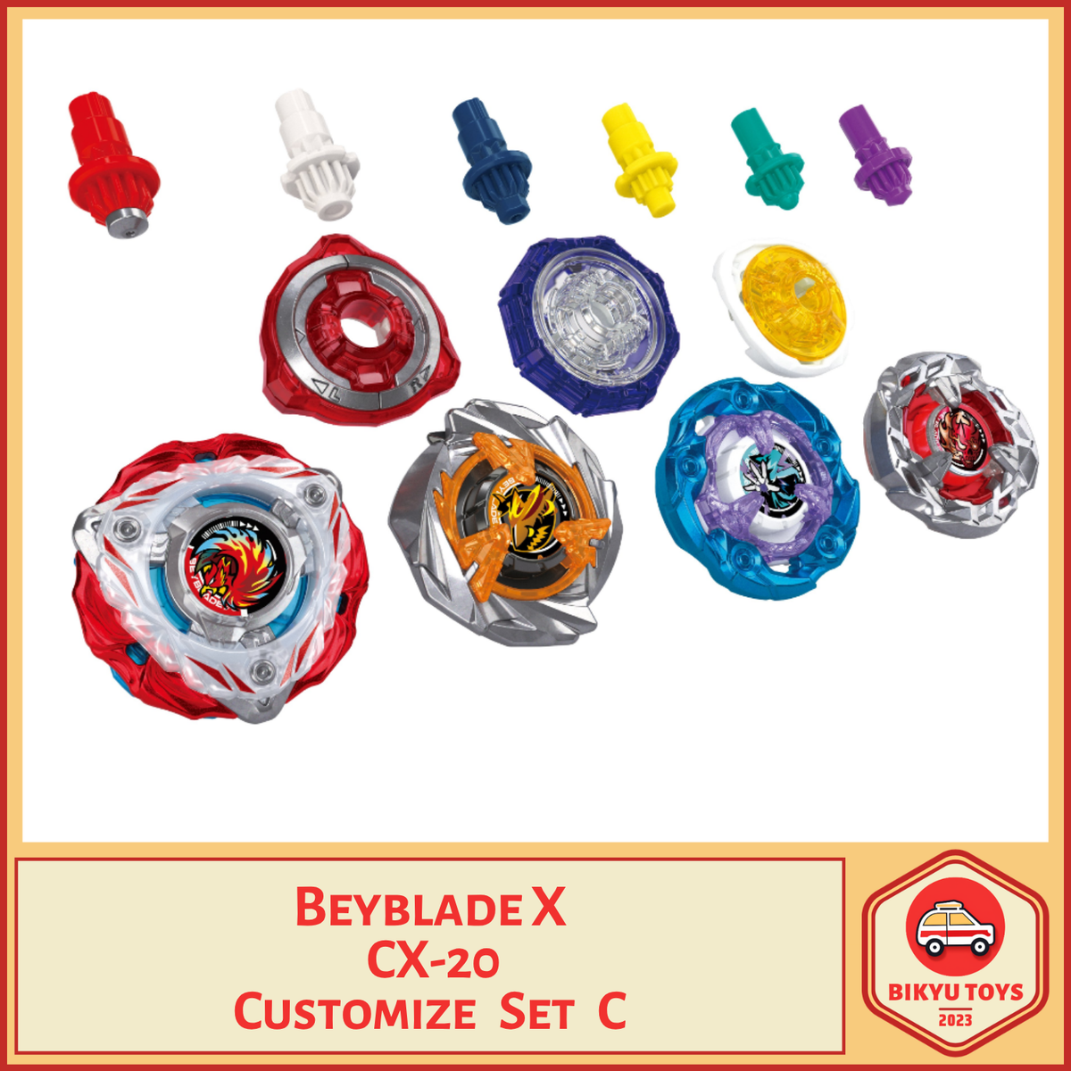 Beyblade X CX-20 Customize Set C Takara Tomy