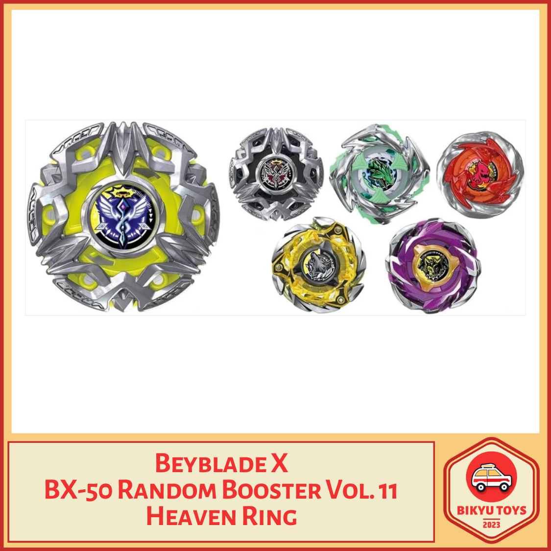 Beyblade X BX-50 Heaven Ring Random Booster Vol 11 Takara Tomy