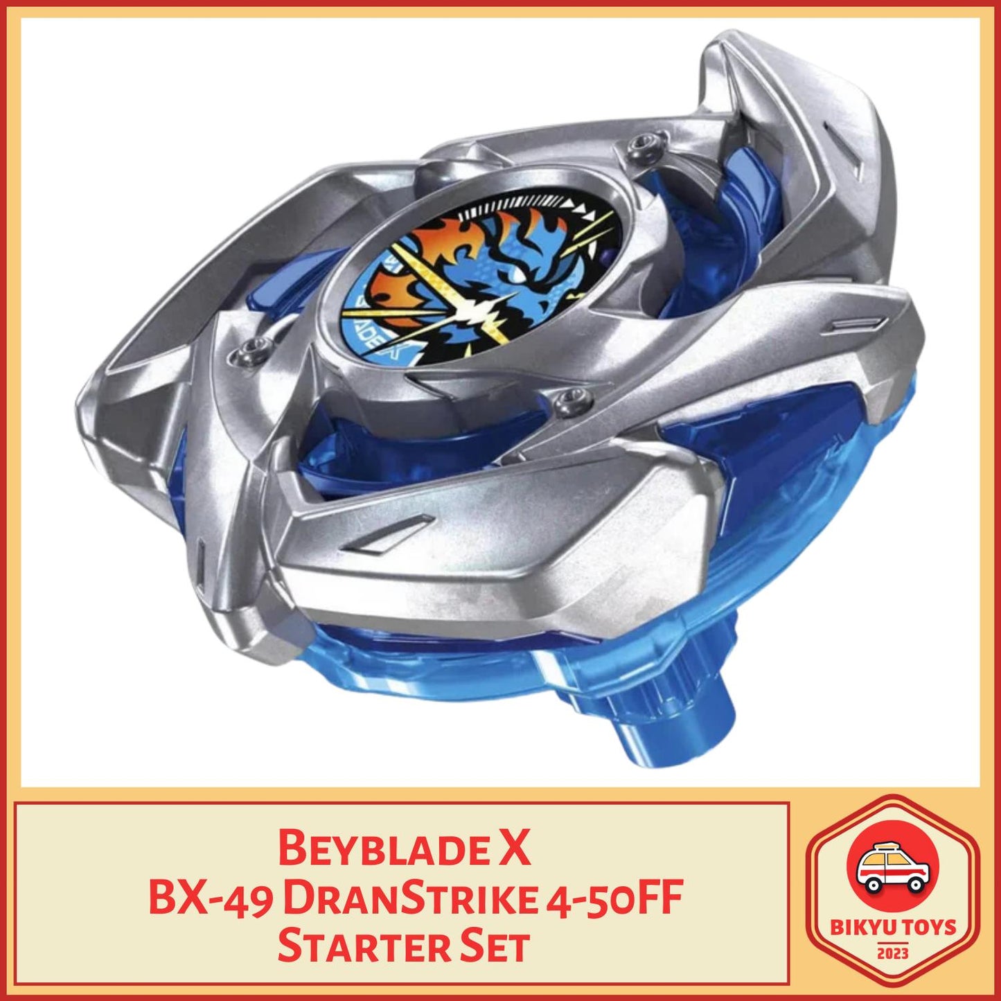 Beyblade X BX-49 Dran Strike 4-50 FF Takara Tomy Starter Set