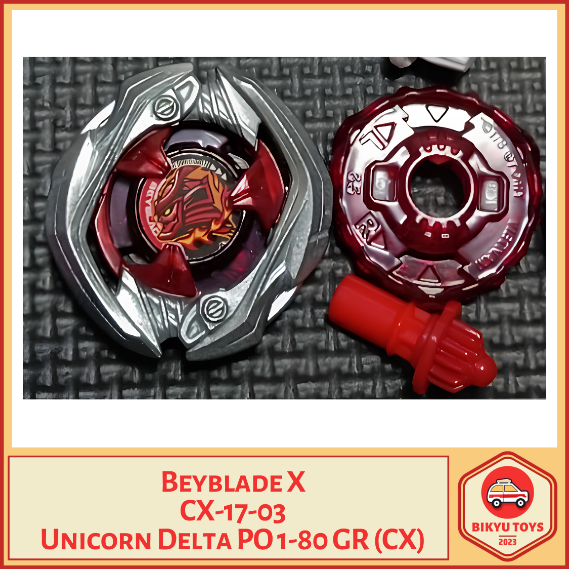 Beyblade X CX-17 Random Booster Vol 10 Unicorn Delta Takara Tomy