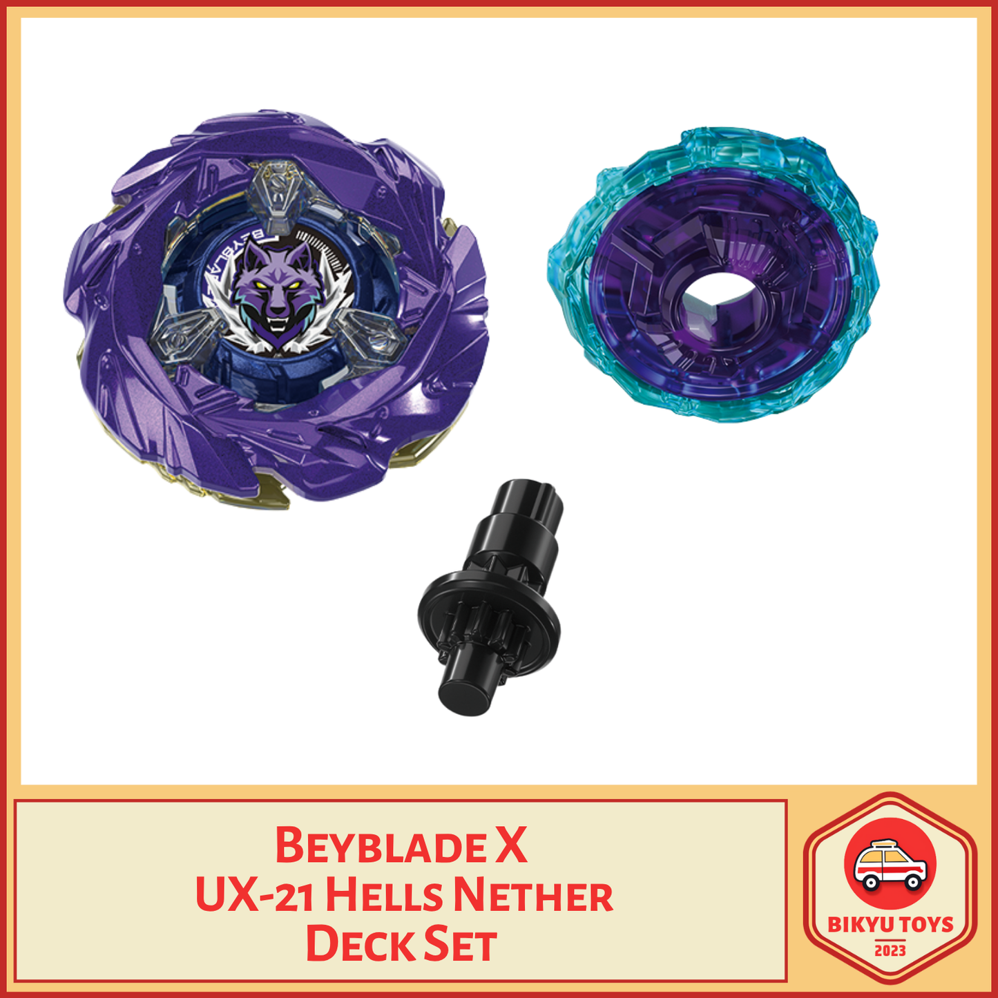 Beyblade X UX-21 Nether Hell Deck Set