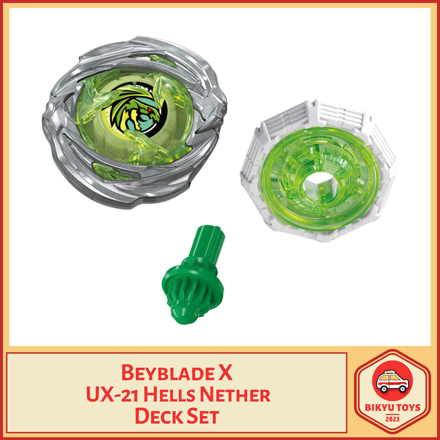 Beyblade X UX-21 Nether Hell Deck Set