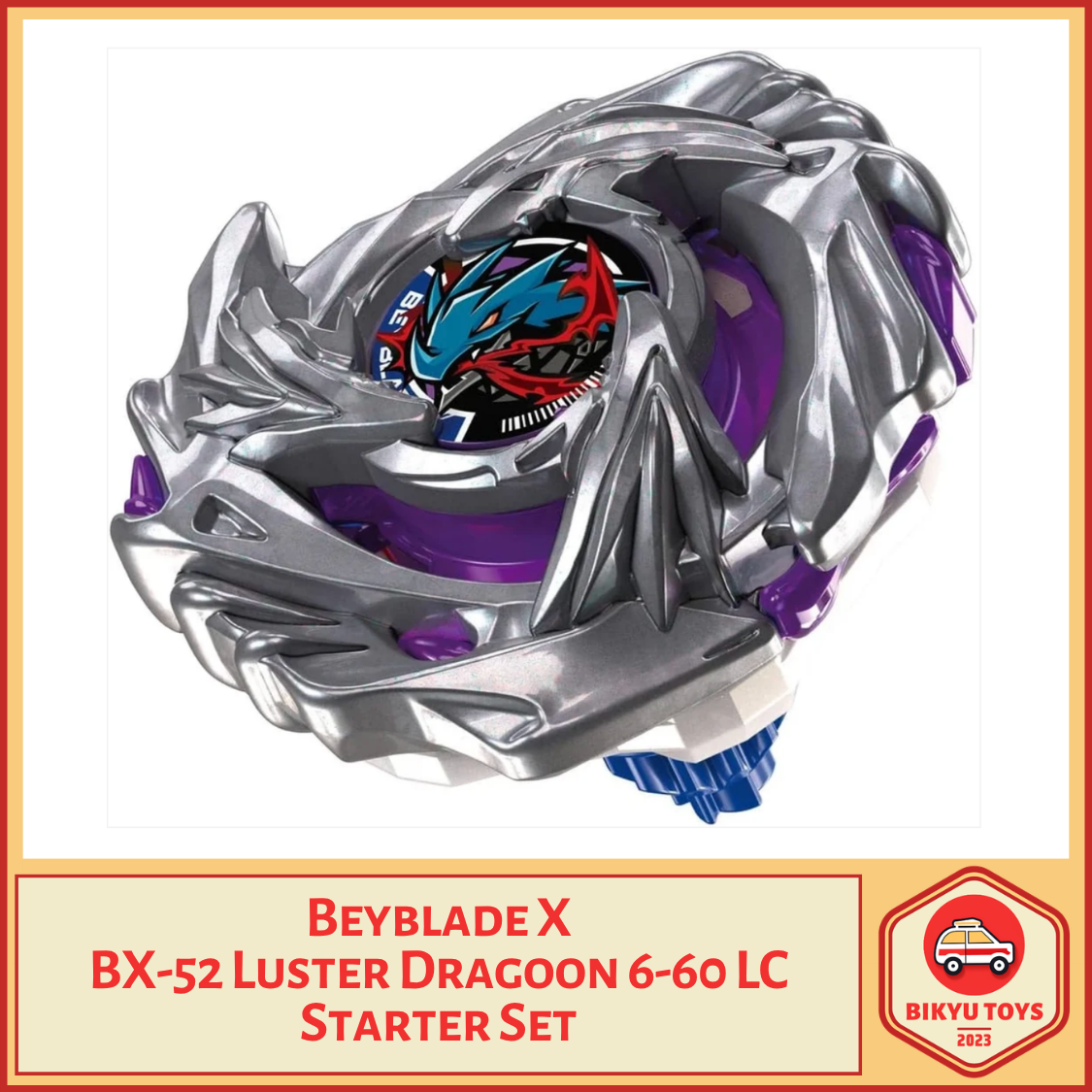 Beyblade X BX-52 Luster Dragoon 6-60 LC Starter Set Takara Tomy