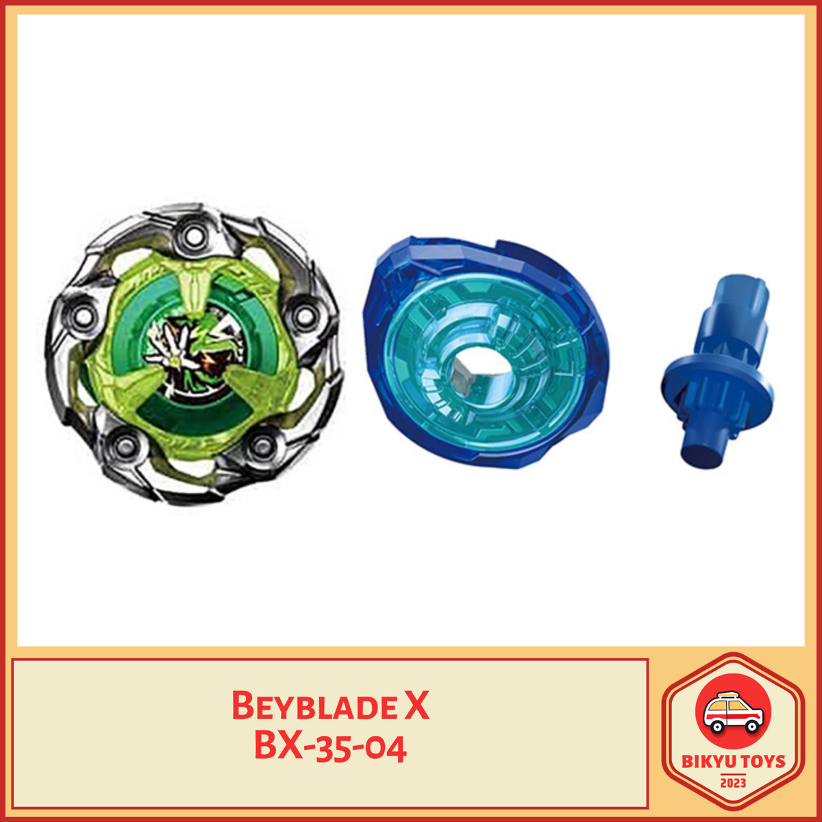 Beyblade X BX-35 Black Shell Random Booster Vol 04 Gasing Takara Tomy TakaraTomy