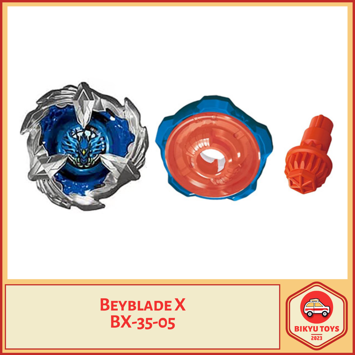 Beyblade X BX-35 Black Shell Random Booster Vol 04 Gasing Takara Tomy TakaraTomy