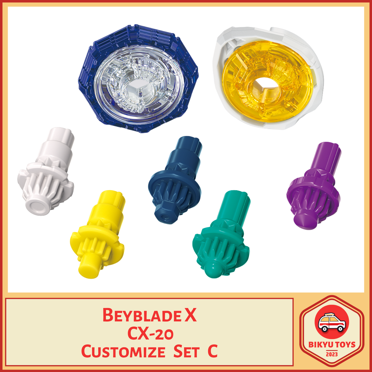 Beyblade X CX-20 Customize Set C Takara Tomy