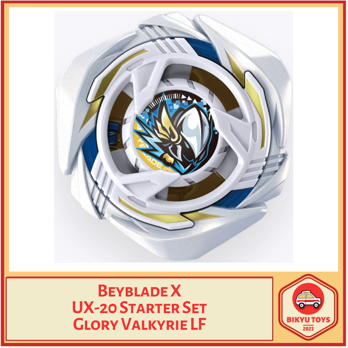 Beyblade X UX-20 Glory Valkyrie LF Starter Set Takara Tomy