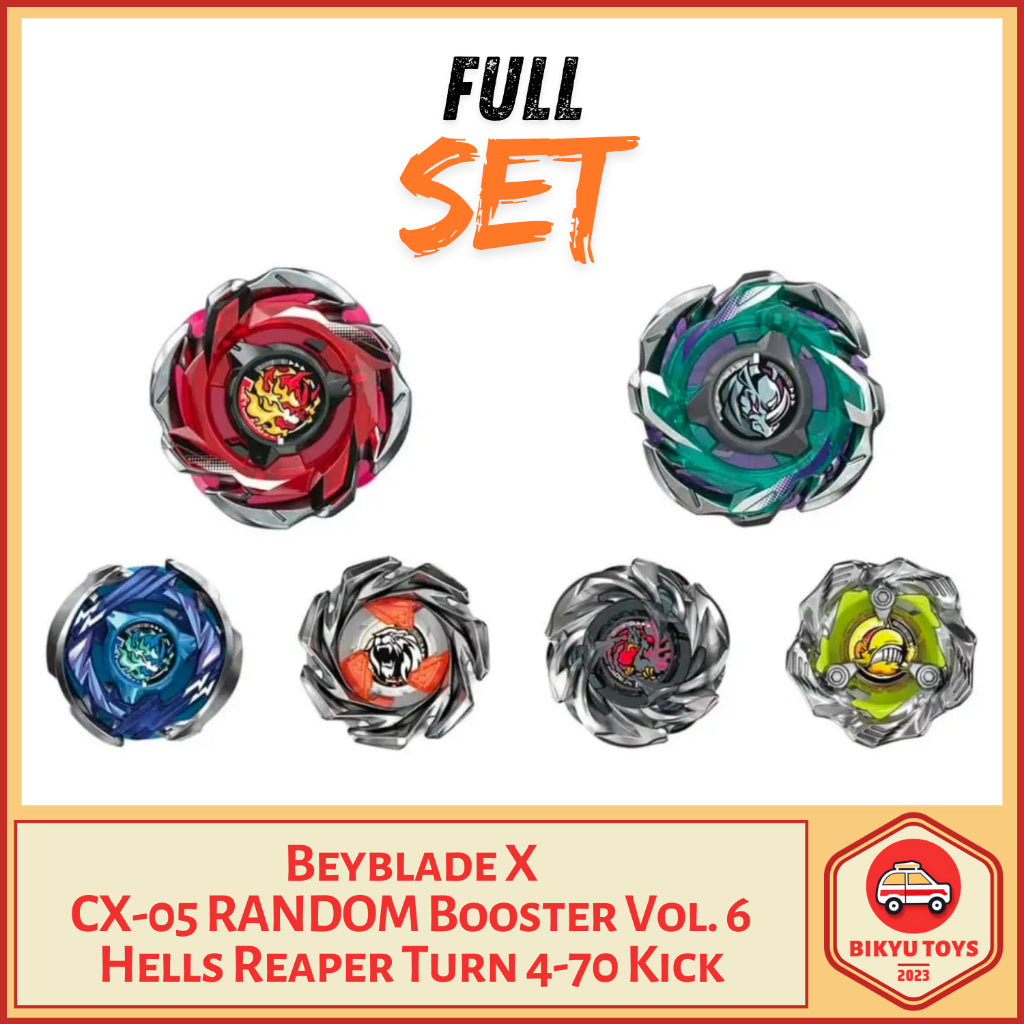 Beyblade X CX-05 Hells Reaper Random Booster Set Vol.07 Takara Tomy