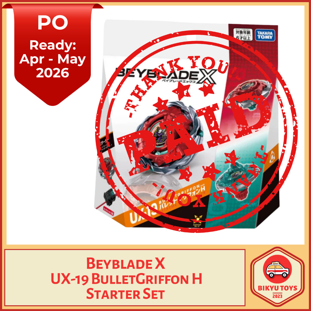 Beyblade X UX-19 Bullet Griffon H Takara Tomy Starter Set