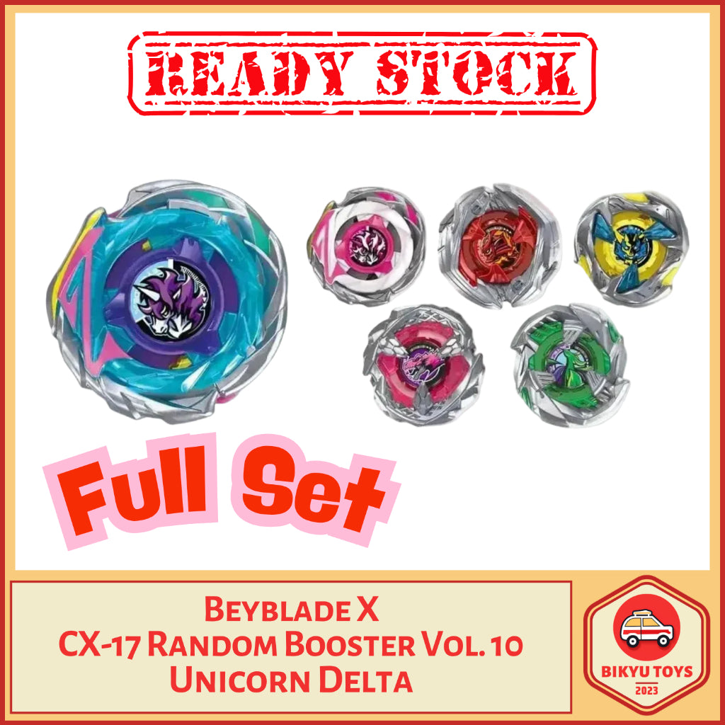 Beyblade X CX-17 Random Booster Vol 10 Unicorn Delta Takara Tomy