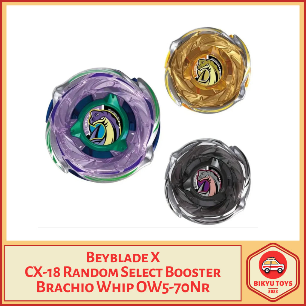 Beyblade X CX-18 Brachio Whip OW 5-70 NR Random Select Booster Original Takara Tomy
