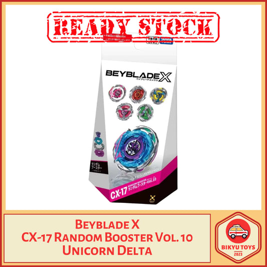 Beyblade X CX-17 Random Booster Vol 10 Unicorn Delta Takara Tomy